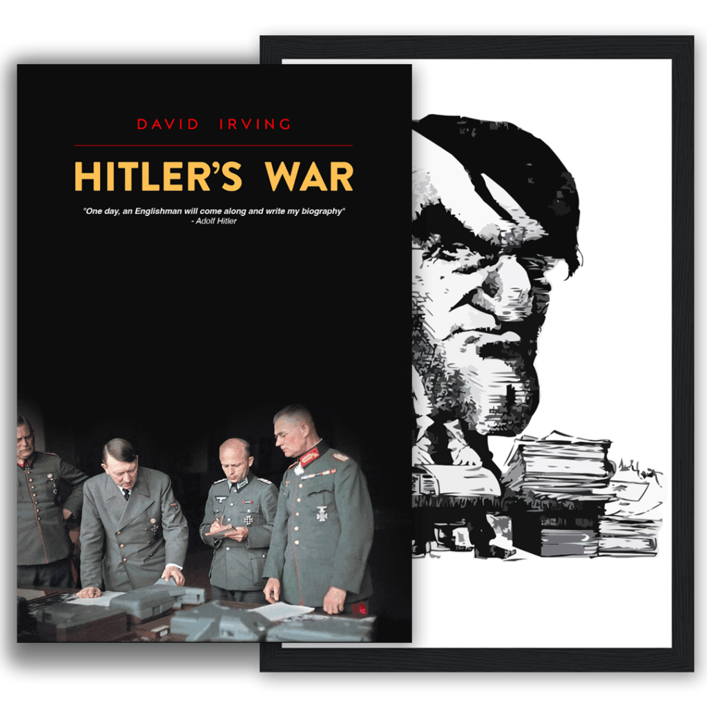 Hitler's war and david irving caricature (gift)